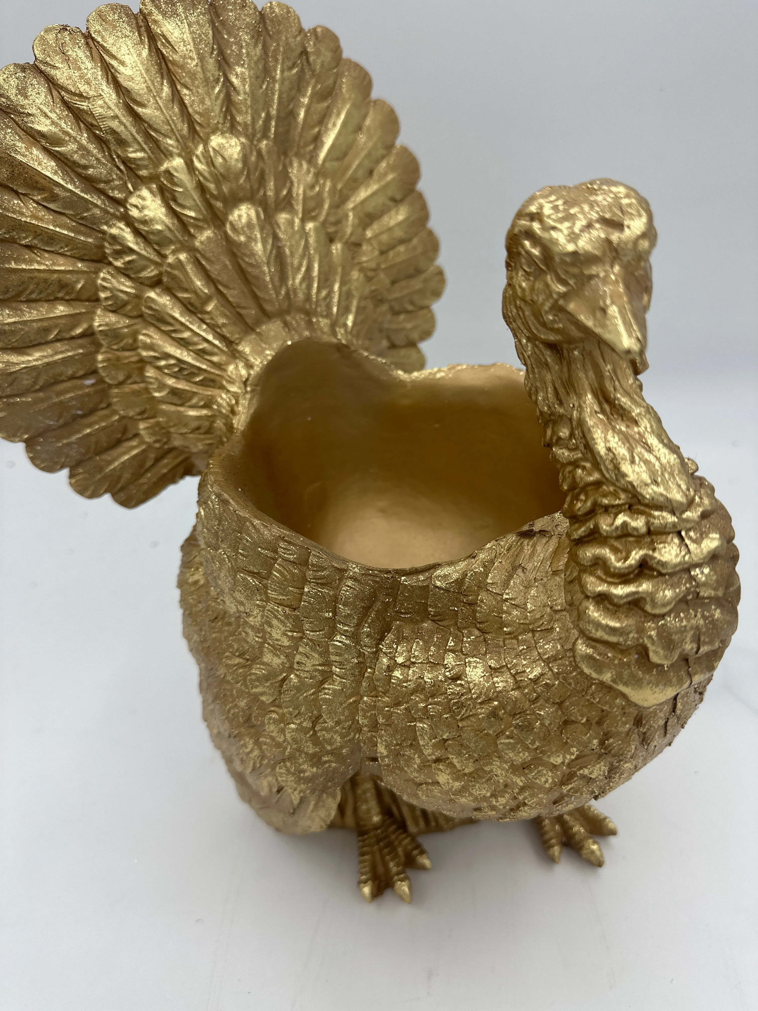 13.75" Gold Turkey Container