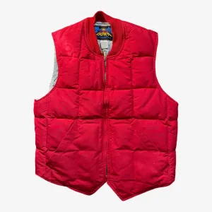 1960s Eddie Bauer Down Blizzard Proof Vest Red