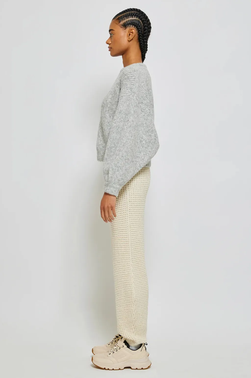 Balloon Sleeve Sweater, Watery Sky