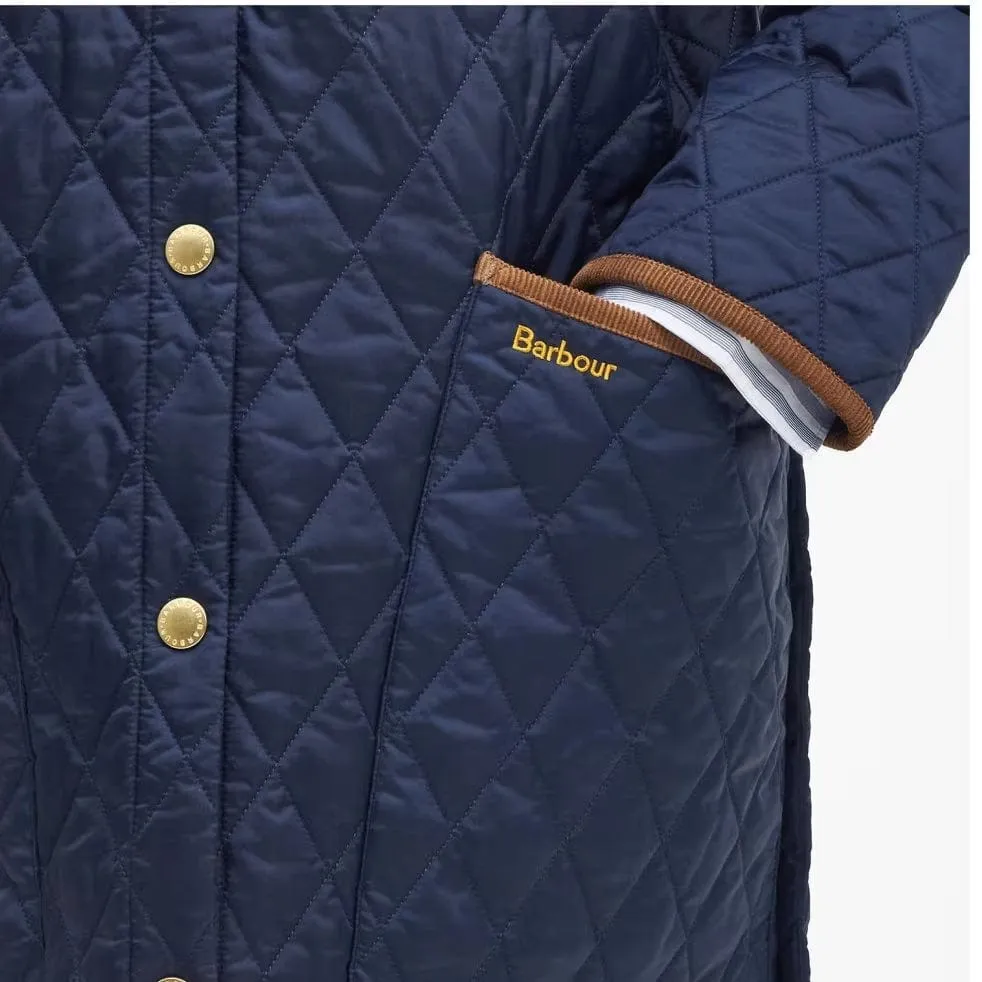 Barbour Modern Liddesdale Quilted Jacket In Navy