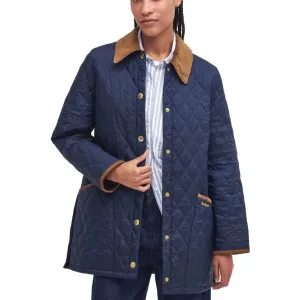 Barbour Modern Liddesdale Quilted Jacket In Navy