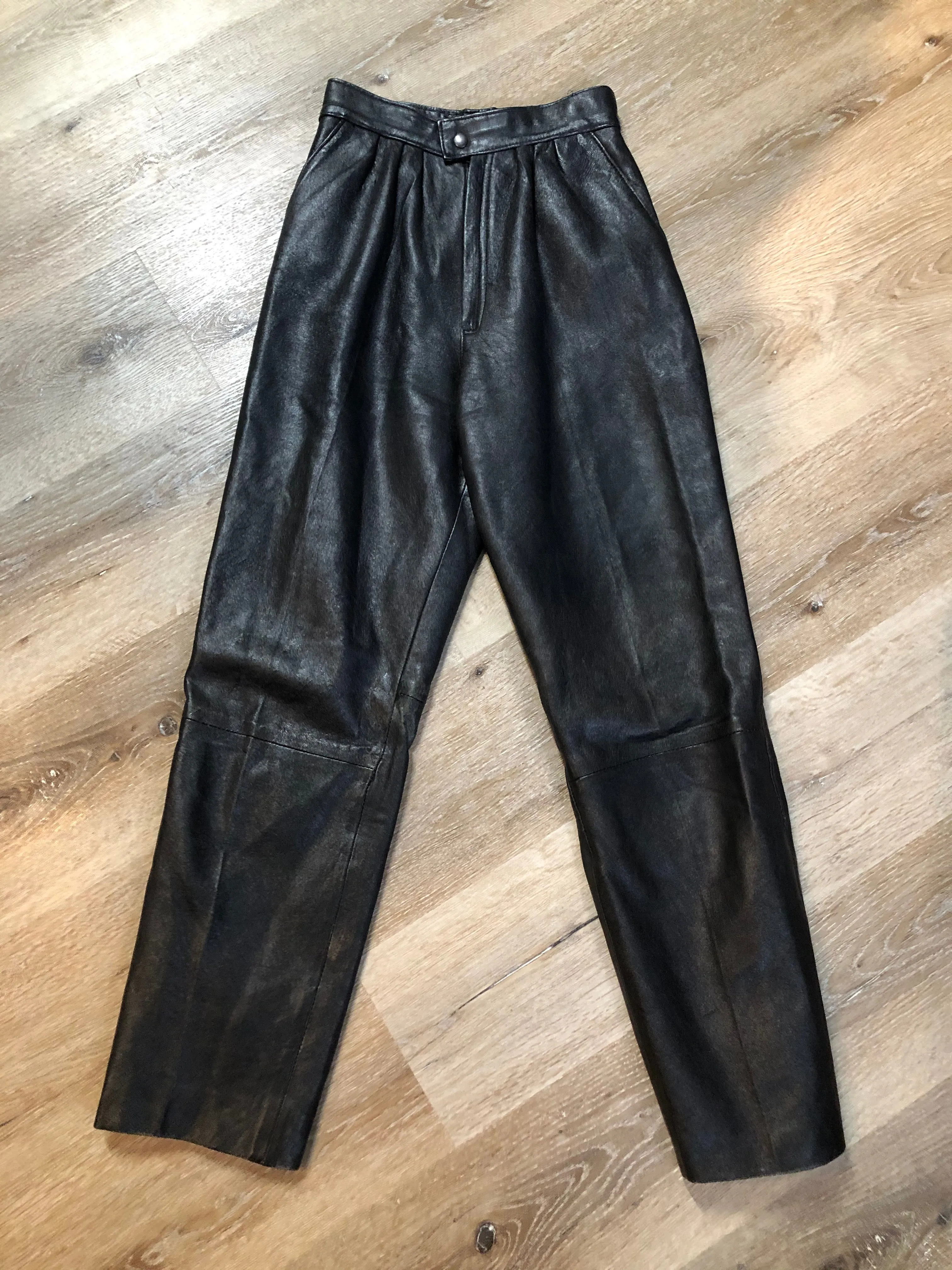 Black Leather Pants, SOLD