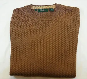 Bobby Jones Cable Knit Wool Sweater- Size L