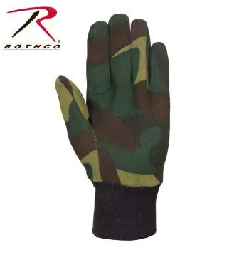 Camo Jersey Work Gloves