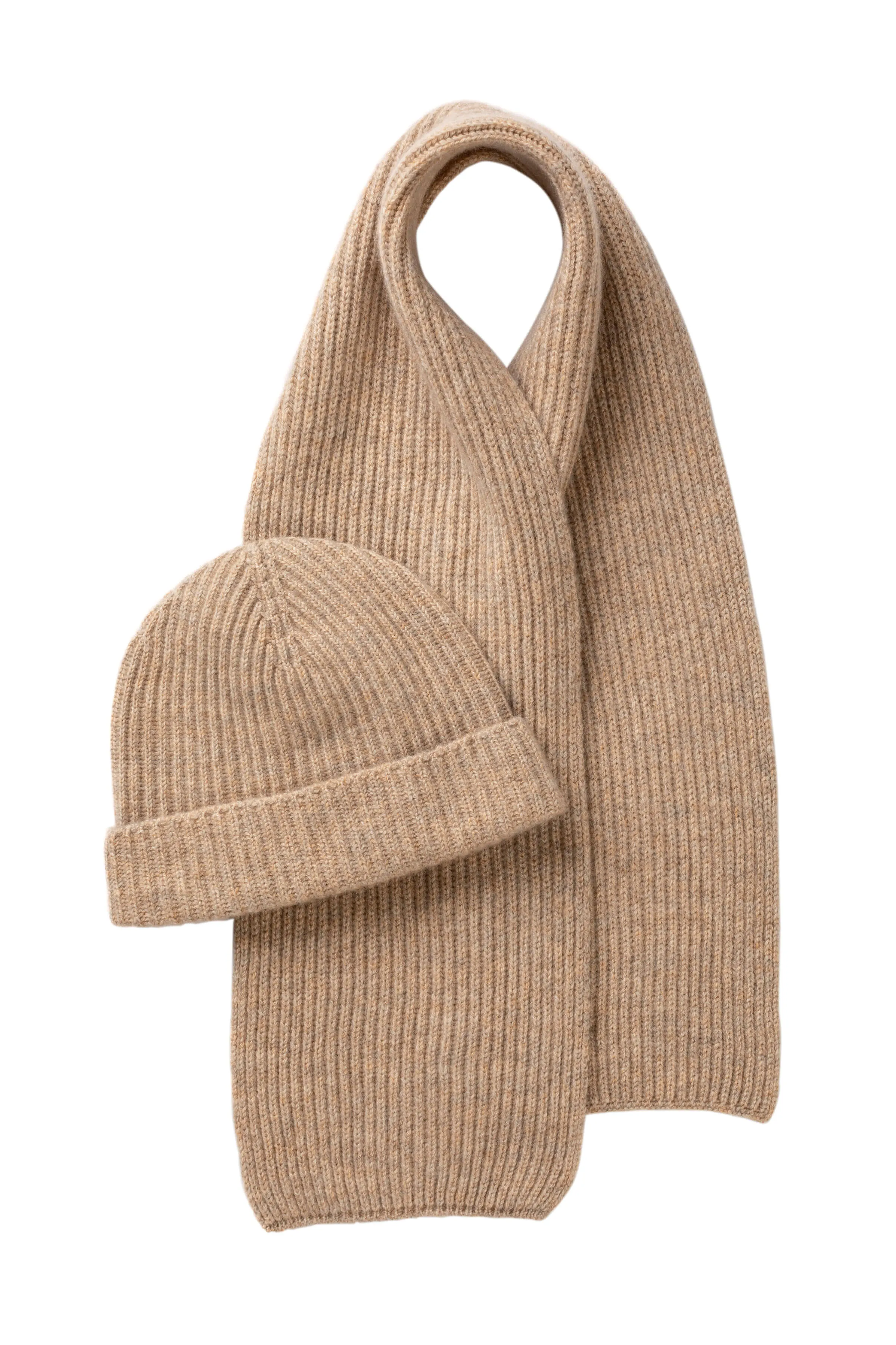 Children's Cashmere Ribbed Scarf