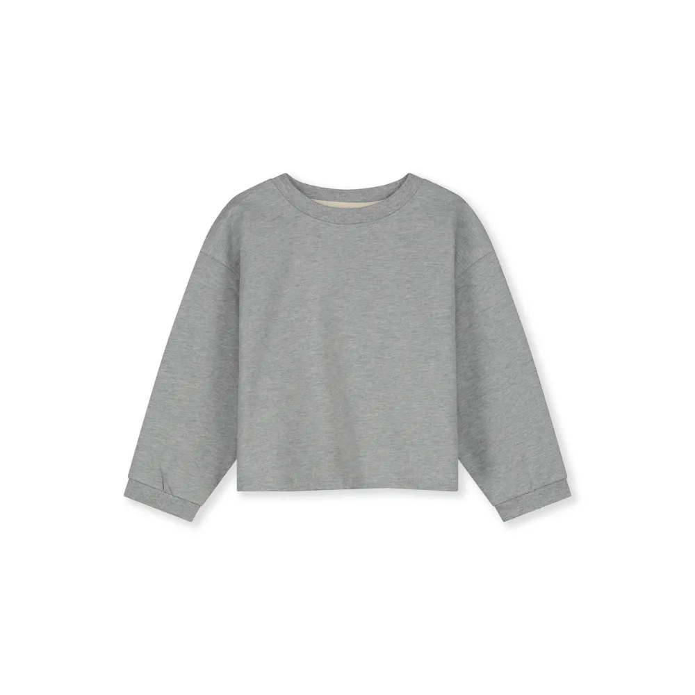 Cropped sweater - Organic cotton fleece