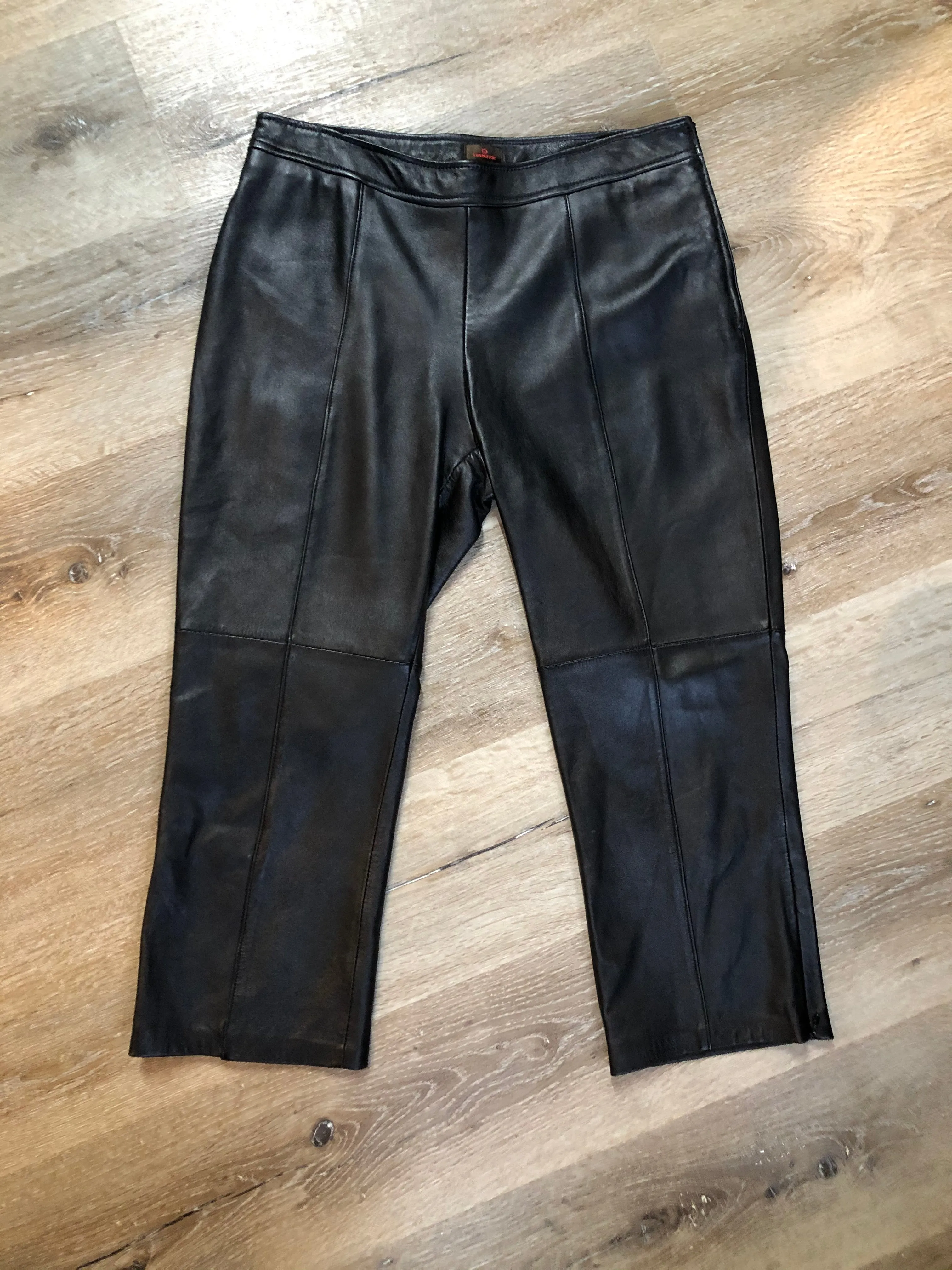 Danier Black Leather Pants