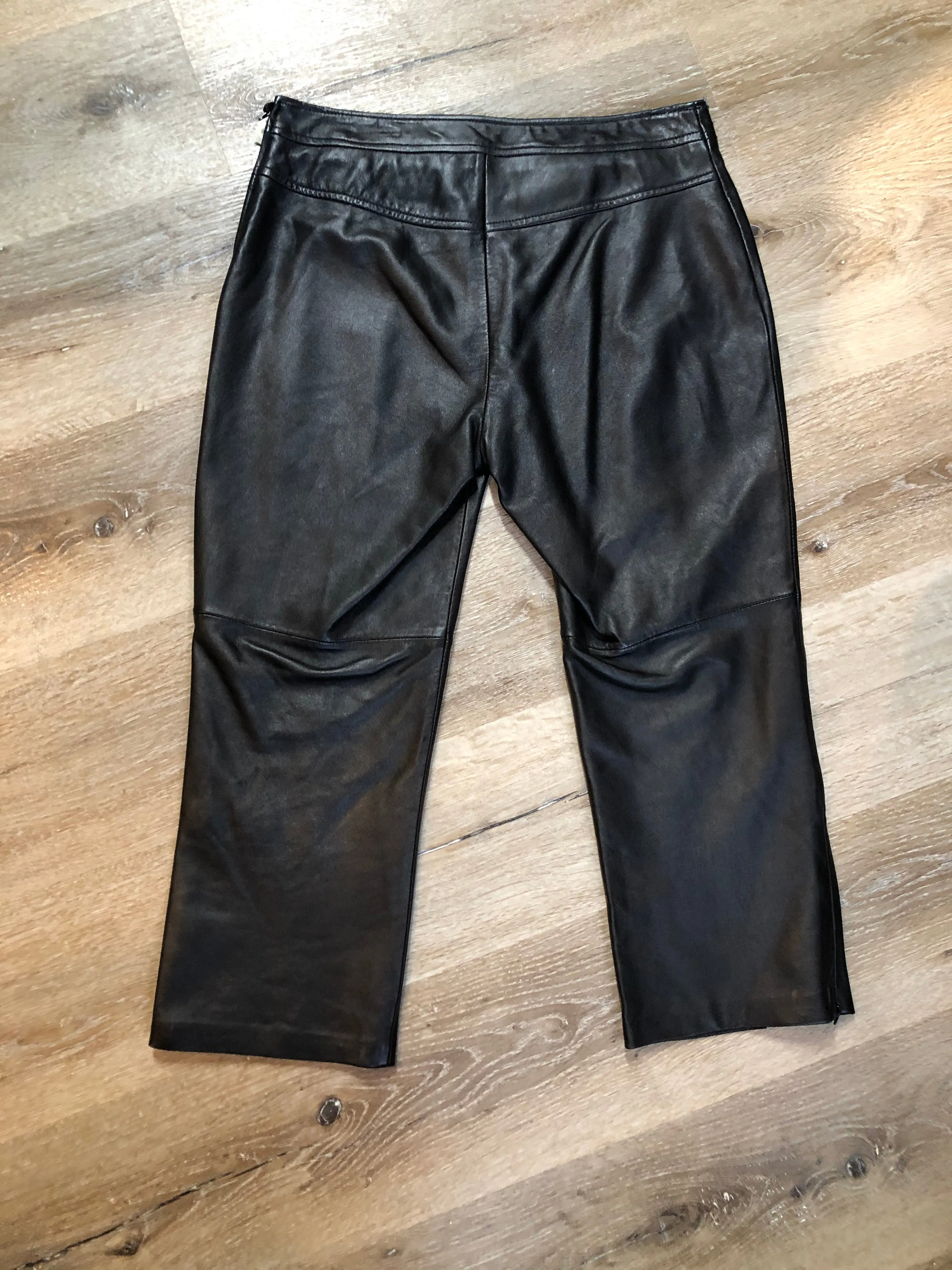 Danier Black Leather Pants