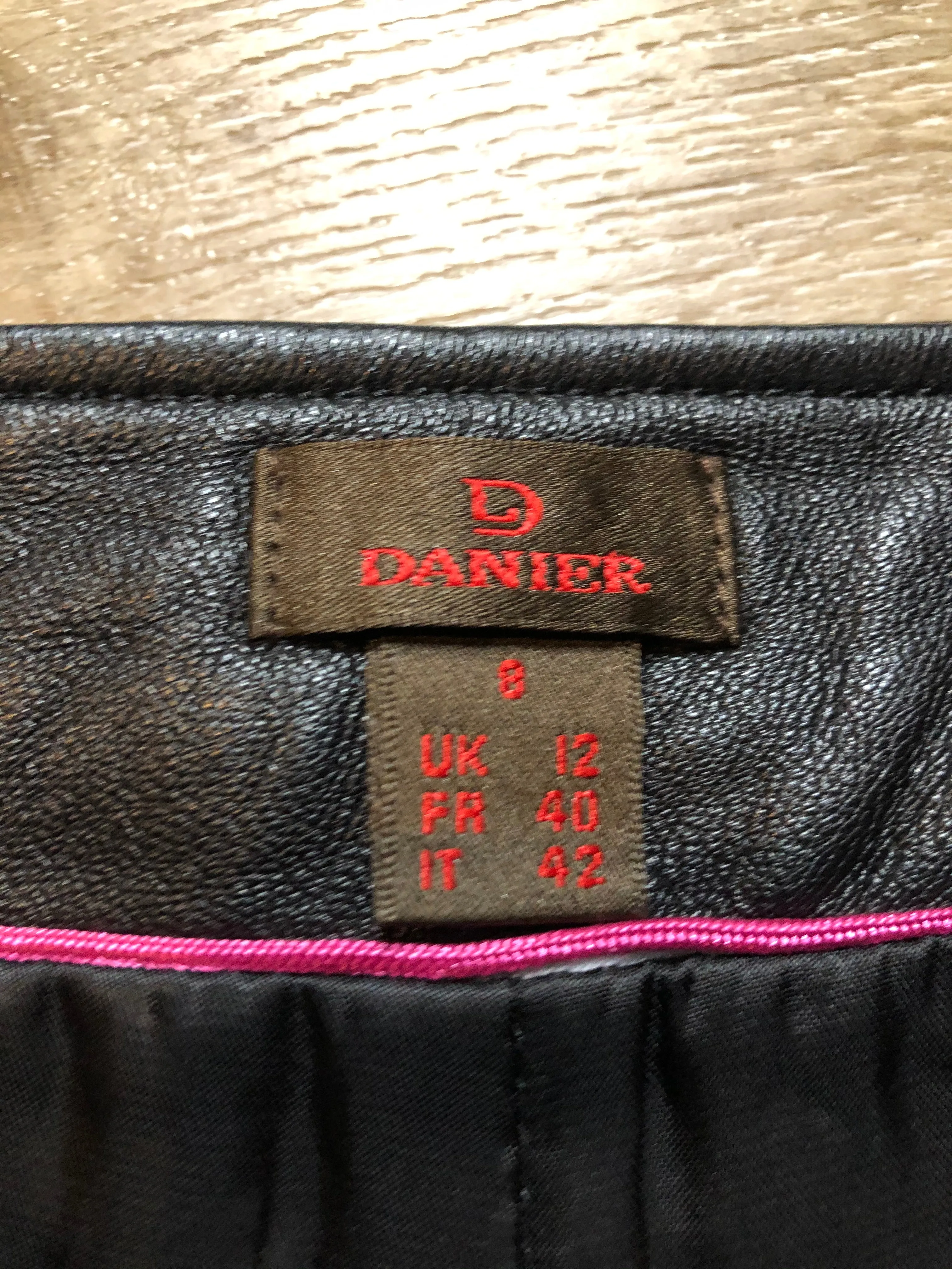 Danier Black Leather Pants