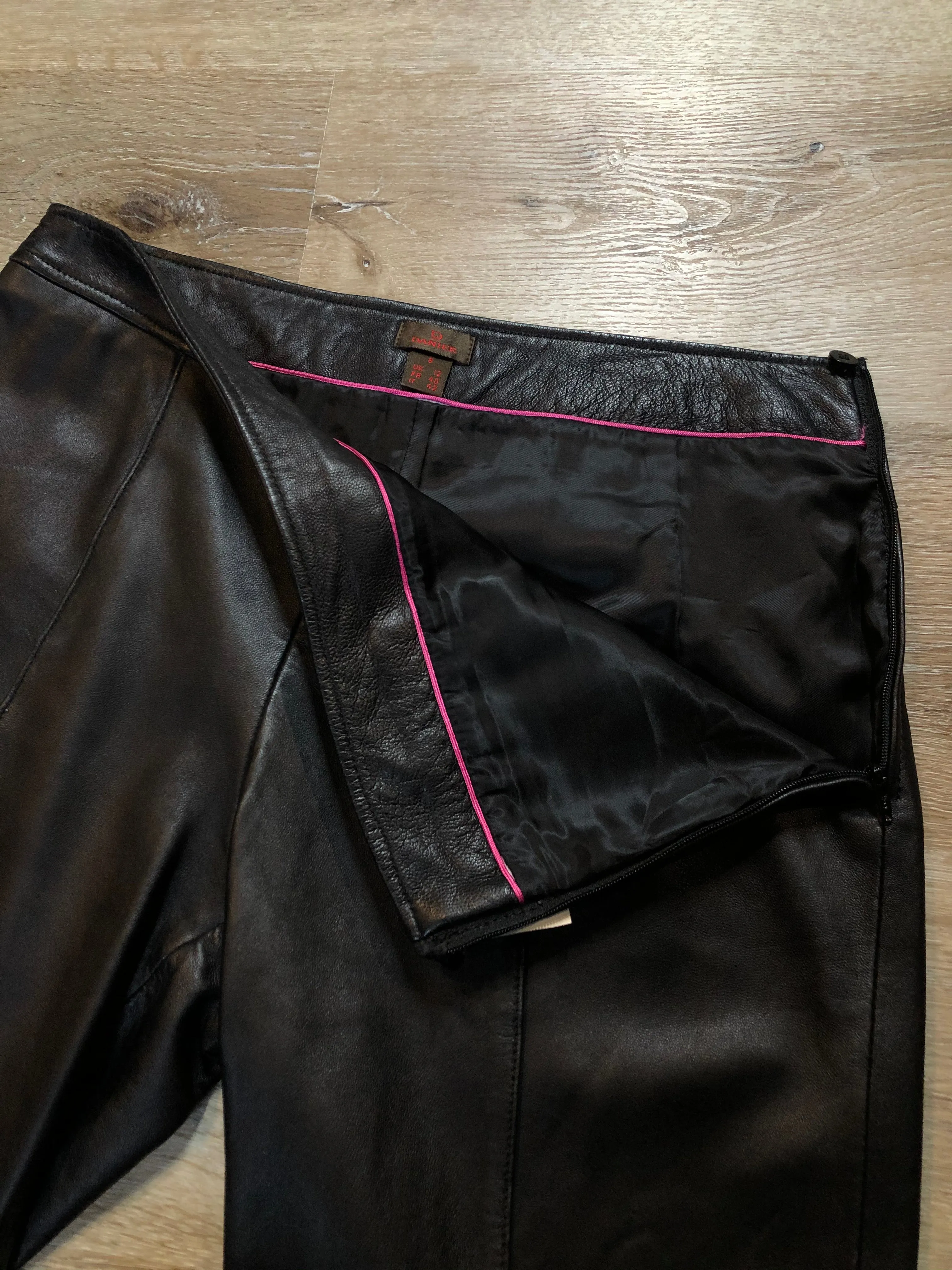 Danier Black Leather Pants