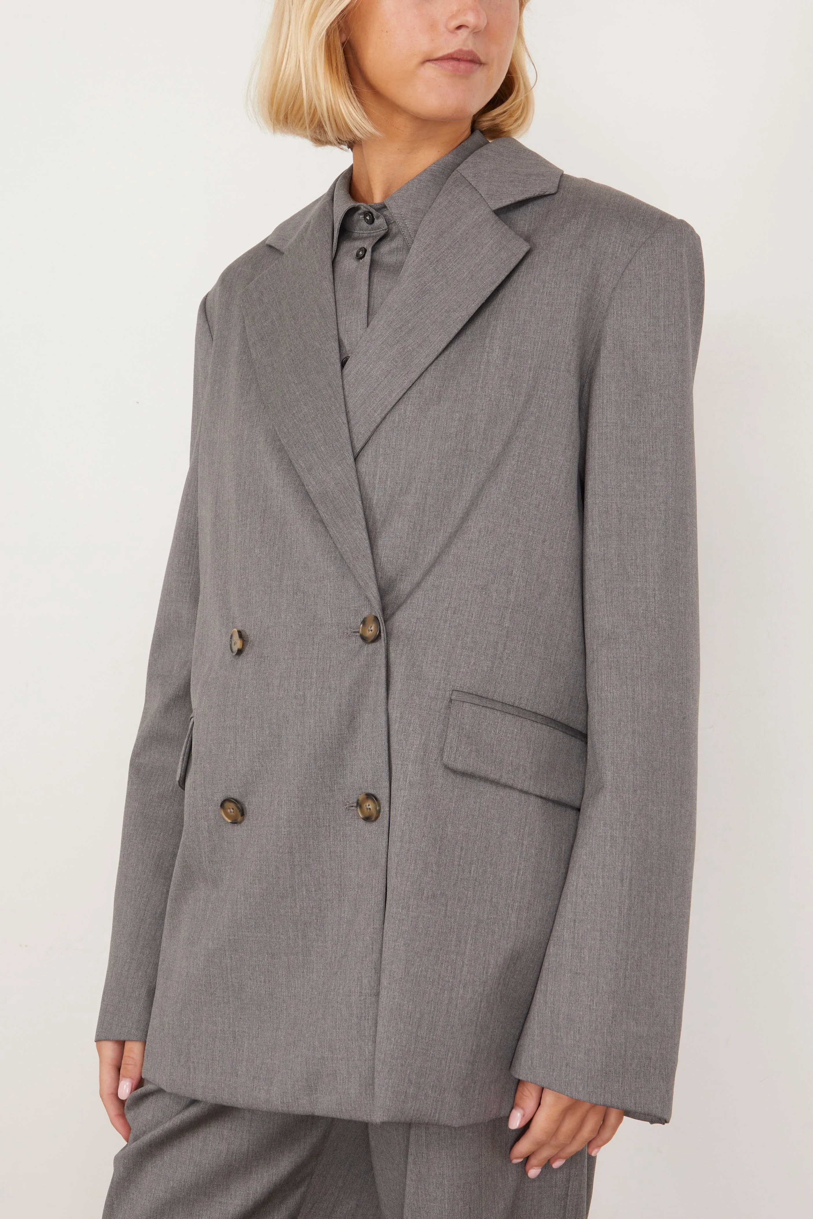 Donau Blazer in Grey