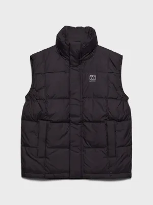 Dyngja Down Vest in Obsidian