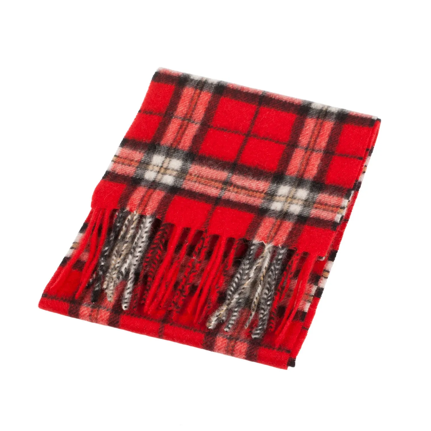 Edinburgh Cashmere Mini Scarf  Thomson Red