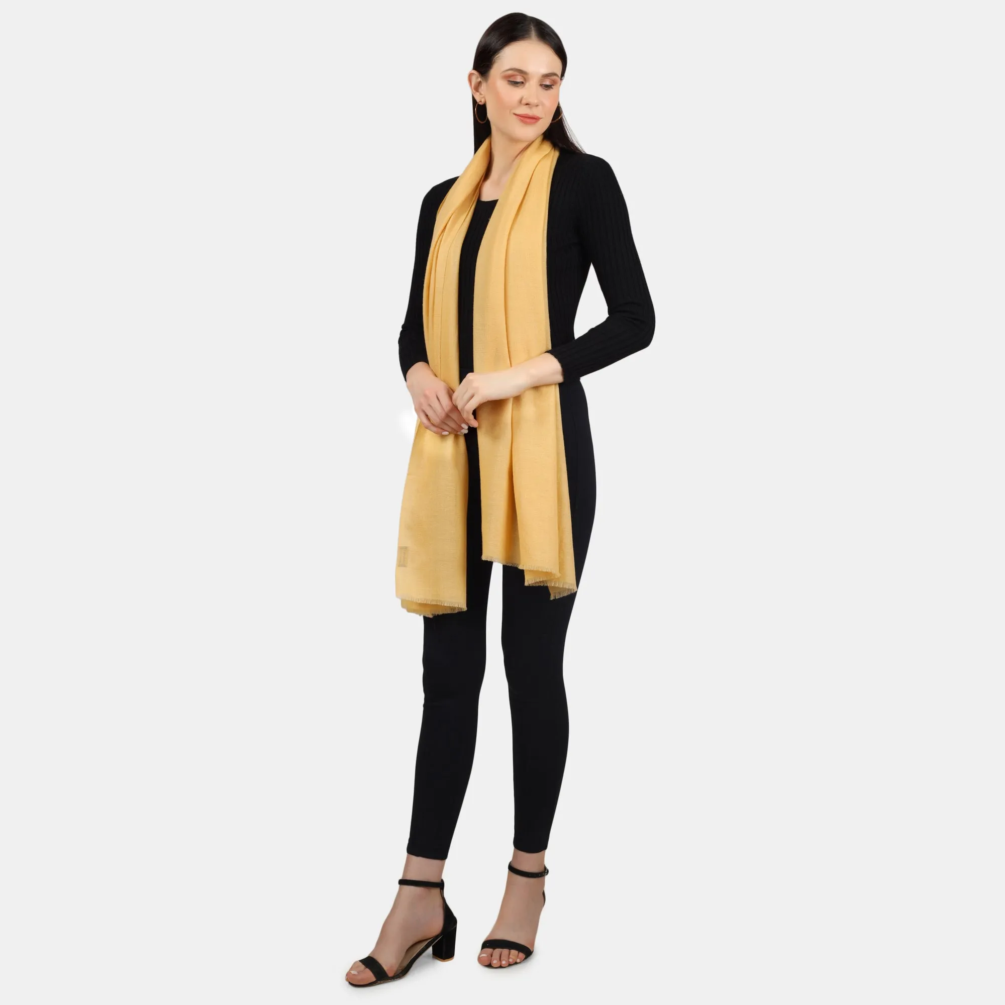 Golden Cashmere Scarf