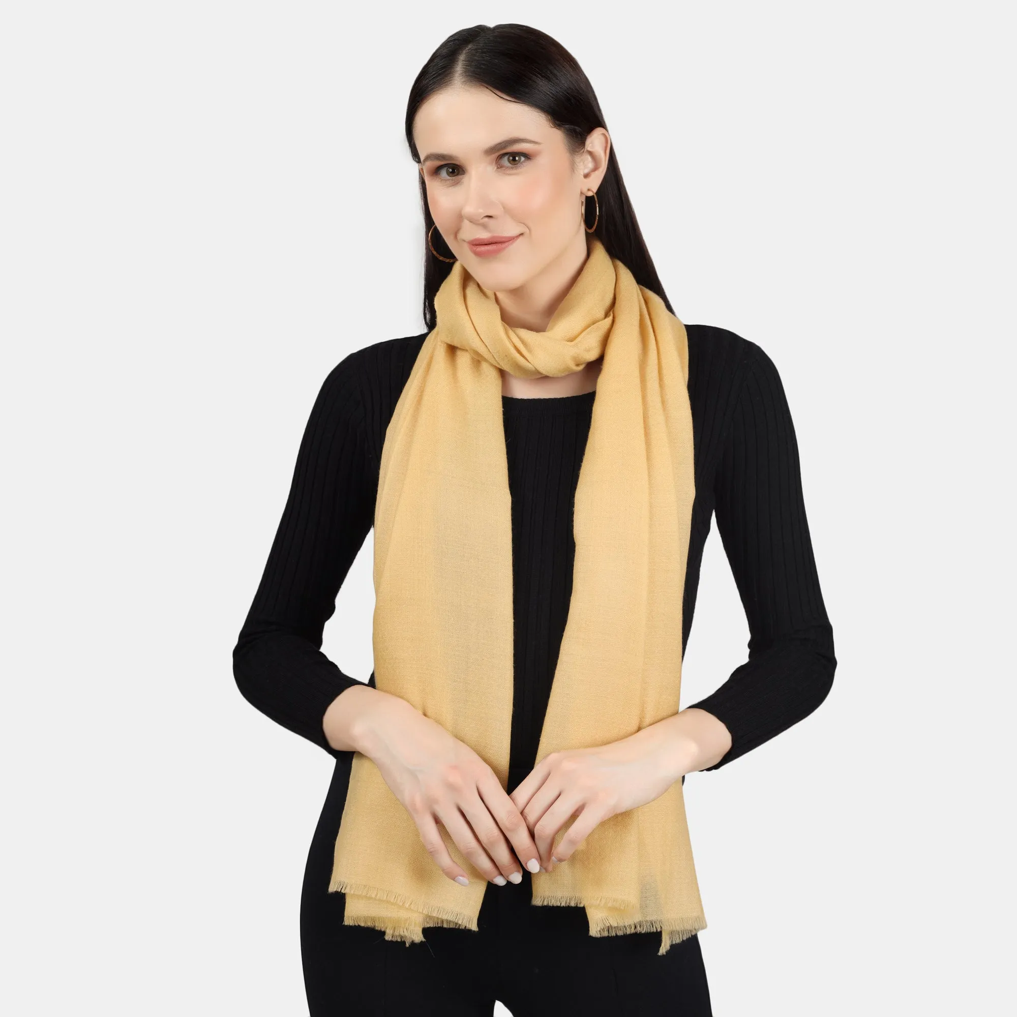 Golden Cashmere Scarf