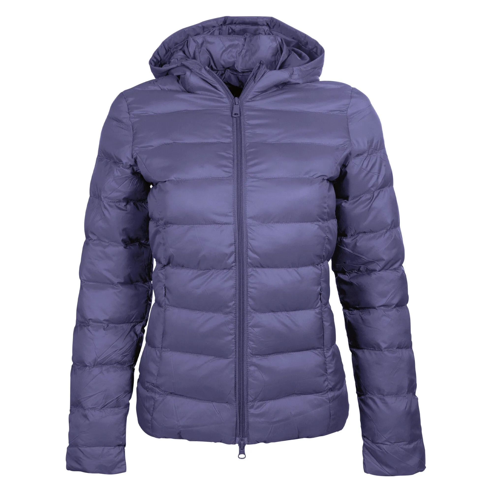 Hkm Ladies Lena Quilted Jacket - Dark Blue