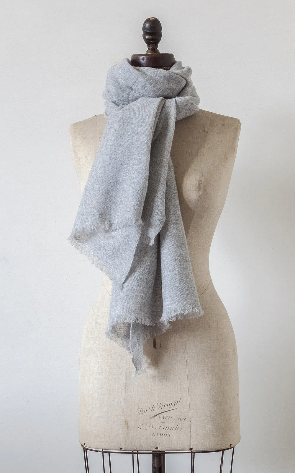 Large Hand Loomed Cashmere Scarf