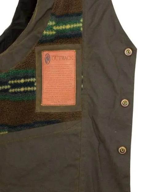 Men's Cliffdweller Waterproof Button Down Oilskin Vest 2155