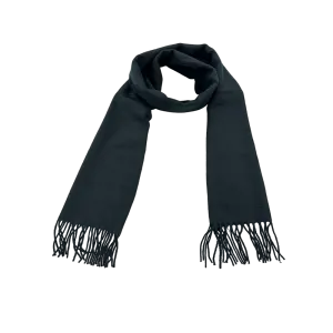 Men's Solid black fashion scarf cashmere feels