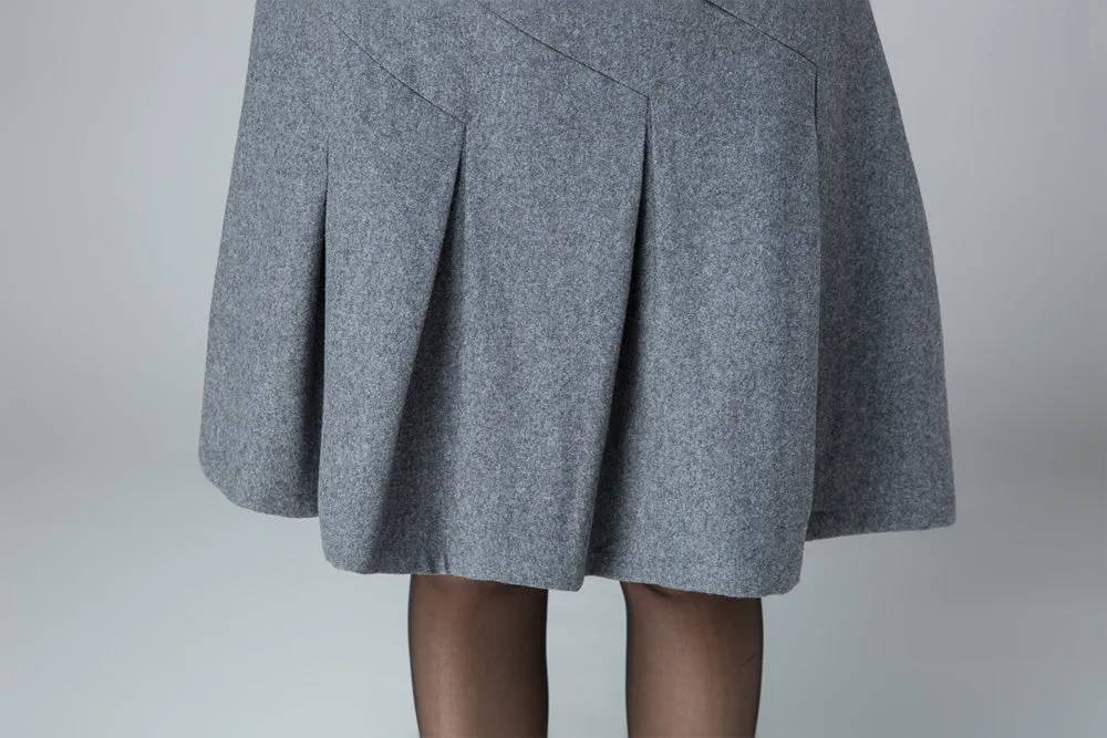 mini skirt, wool skirt, pleated skirt, cute skirt, womans skirt, skater skirt 1831