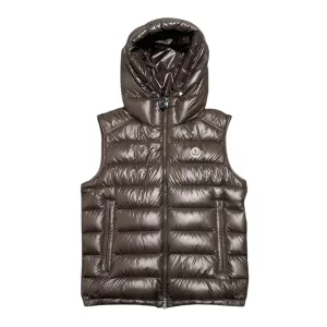 Moncler Barant Down Vest Dark Brown