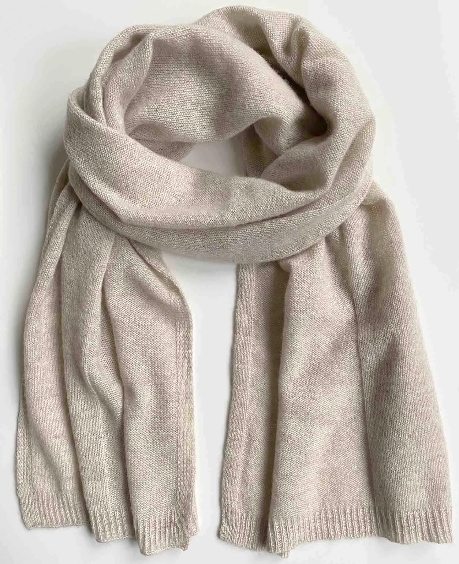 Oat cashmere scarf for women