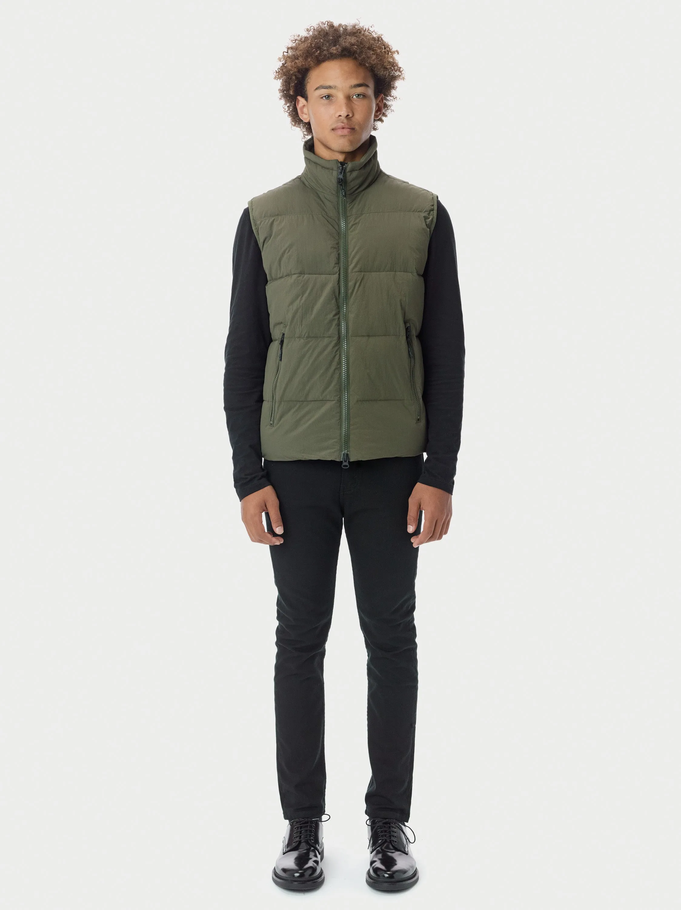 Puffer Vest - Olive