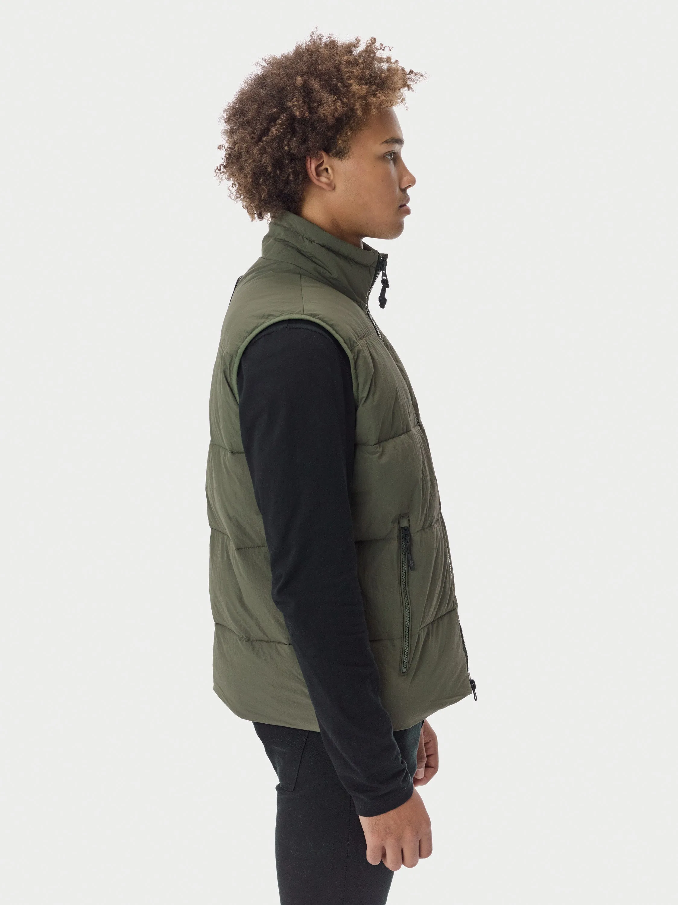 Puffer Vest - Olive