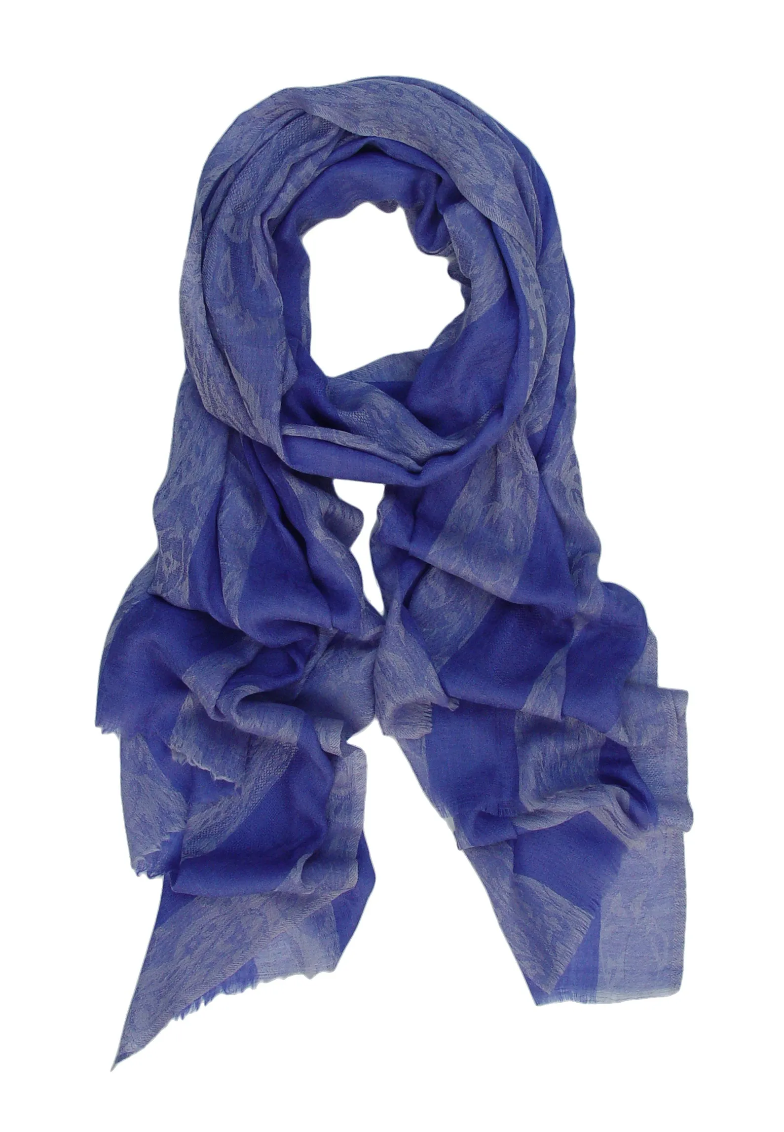 Pure Cashmere Paisley Scarf/Wrap