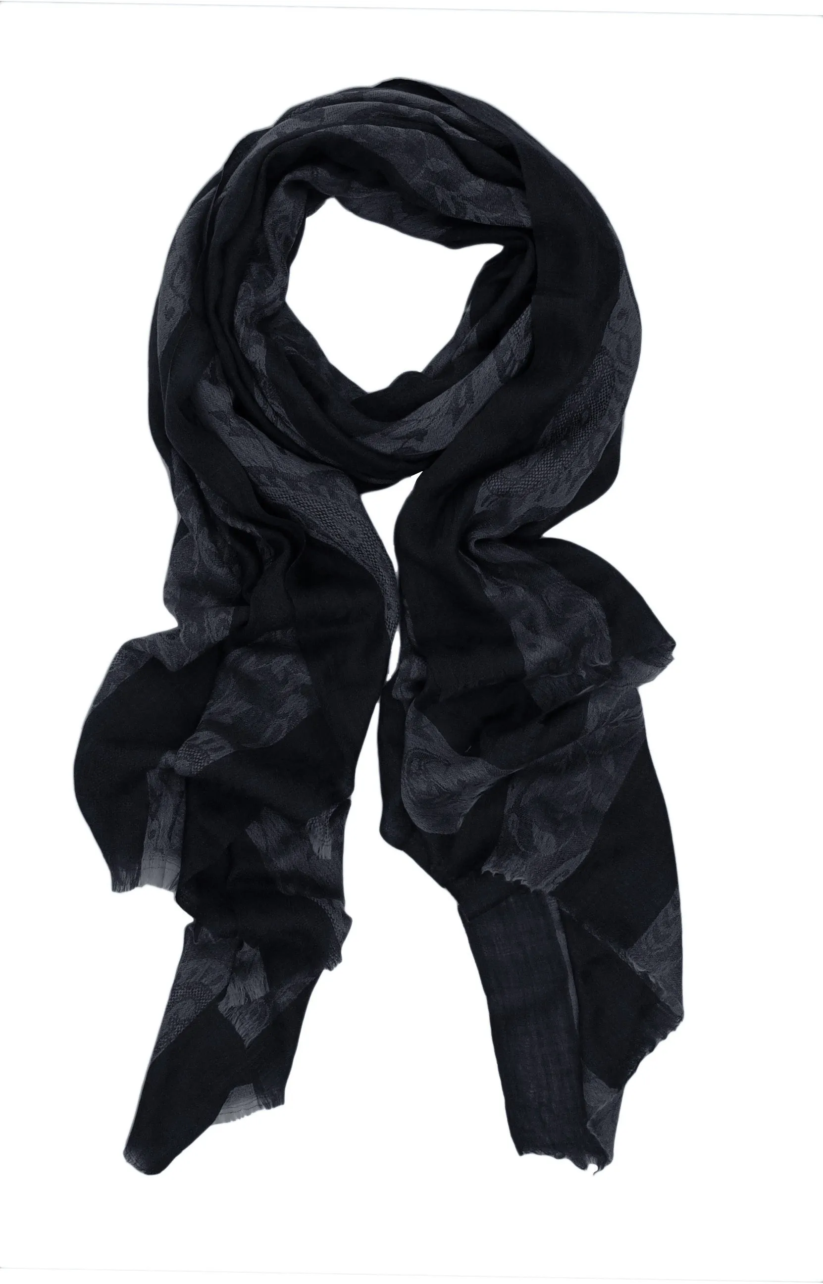 Pure Cashmere Paisley Scarf/Wrap