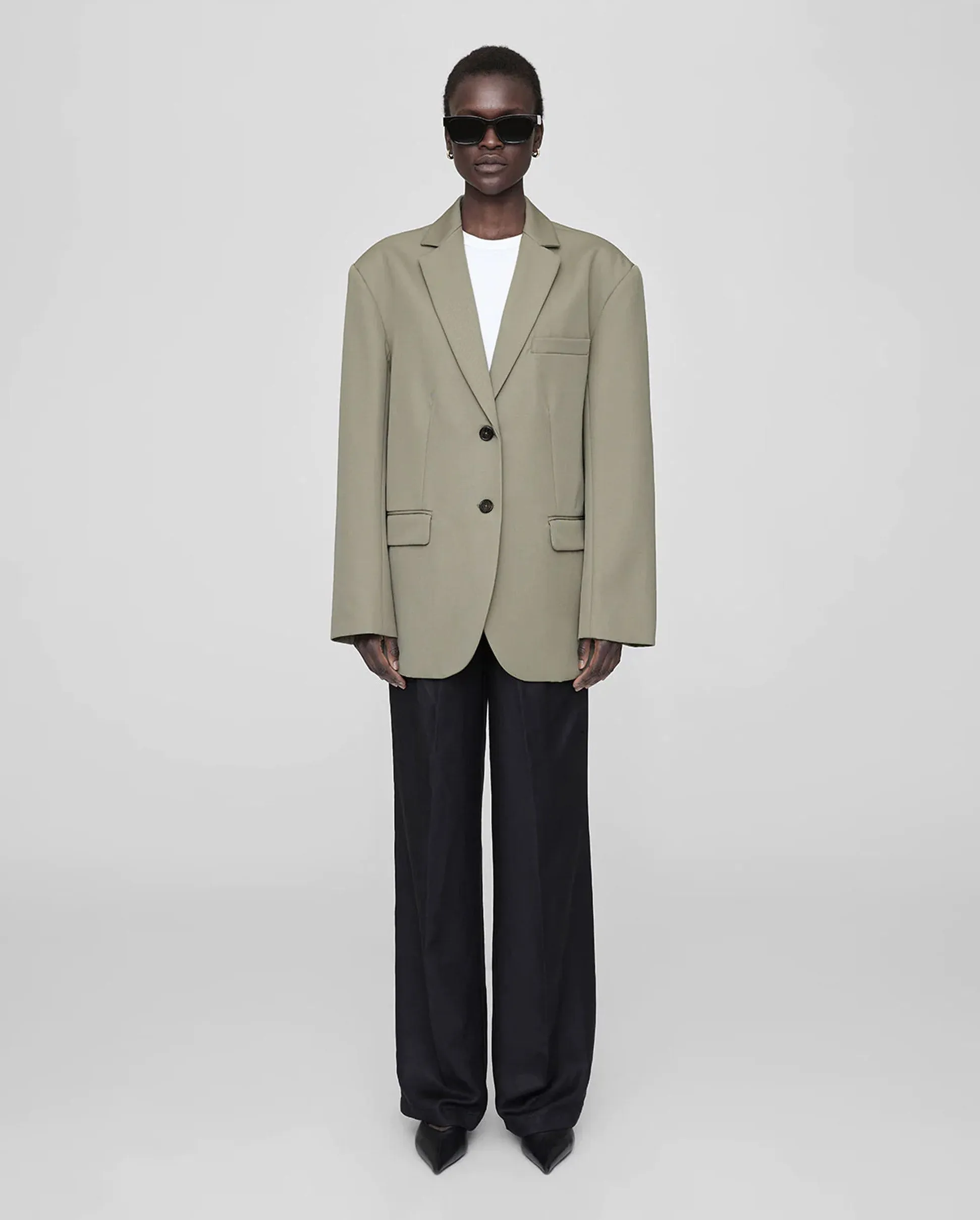 QUINN BLAZER / GREEN KHAKI