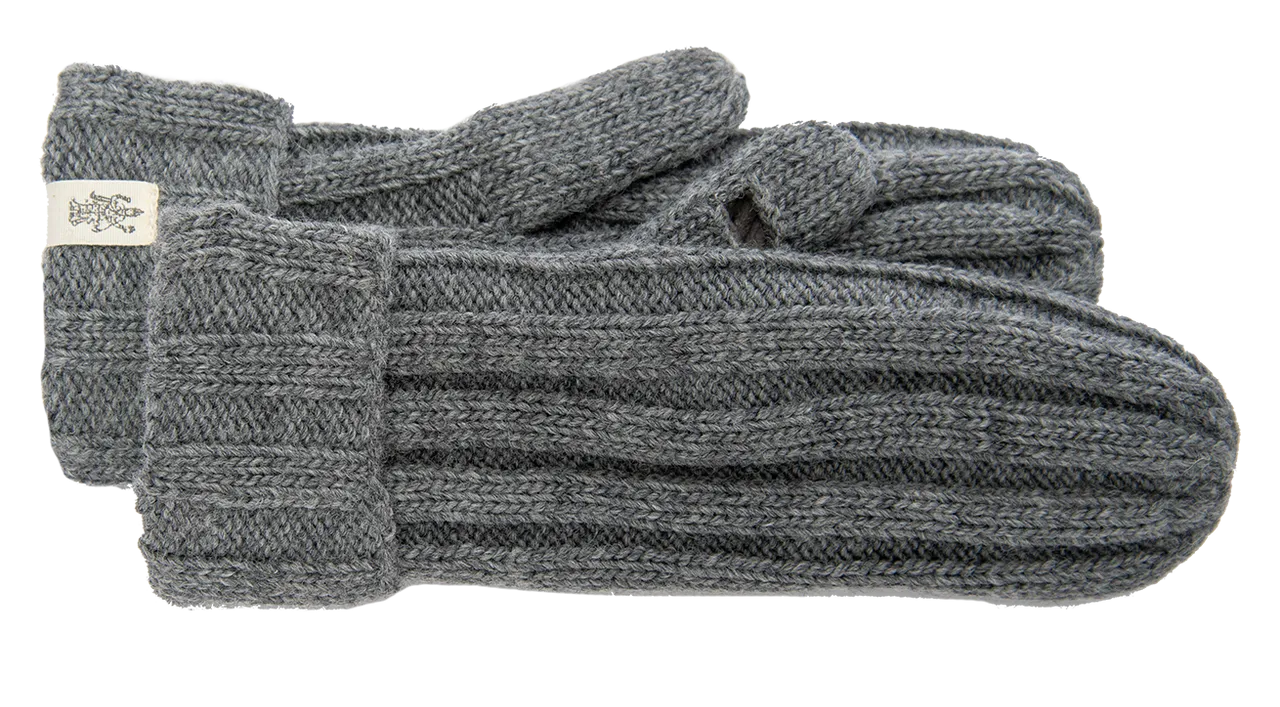 Ribbed Mittens