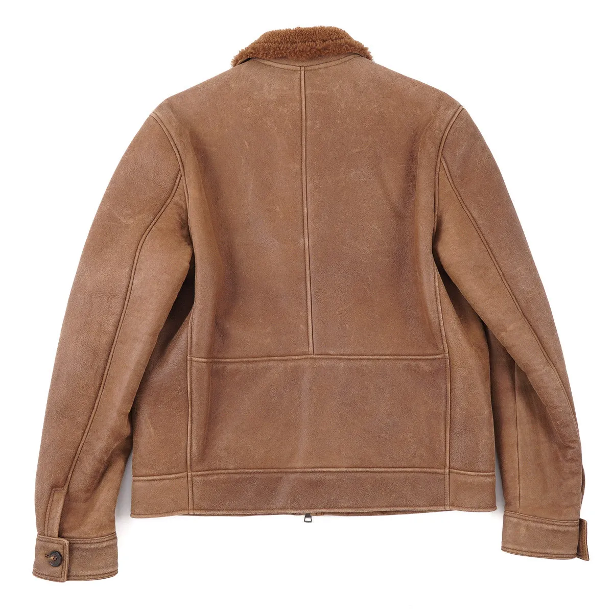 Rifugio Shearling Leather Aviator Jacket