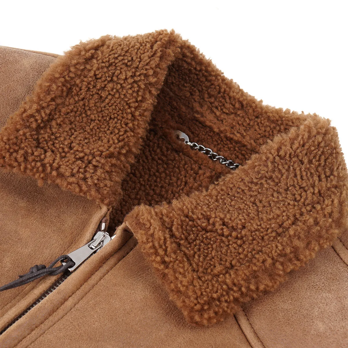 Rifugio Shearling Leather Aviator Jacket