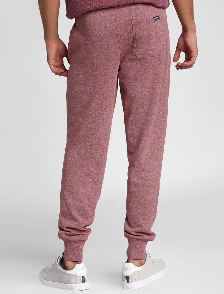 Southwood Brush Back Fleece Cuffed Joggers In Nocturne - Tokyo Laundry