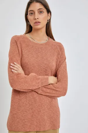 The Bailey Sweater - Terracotta